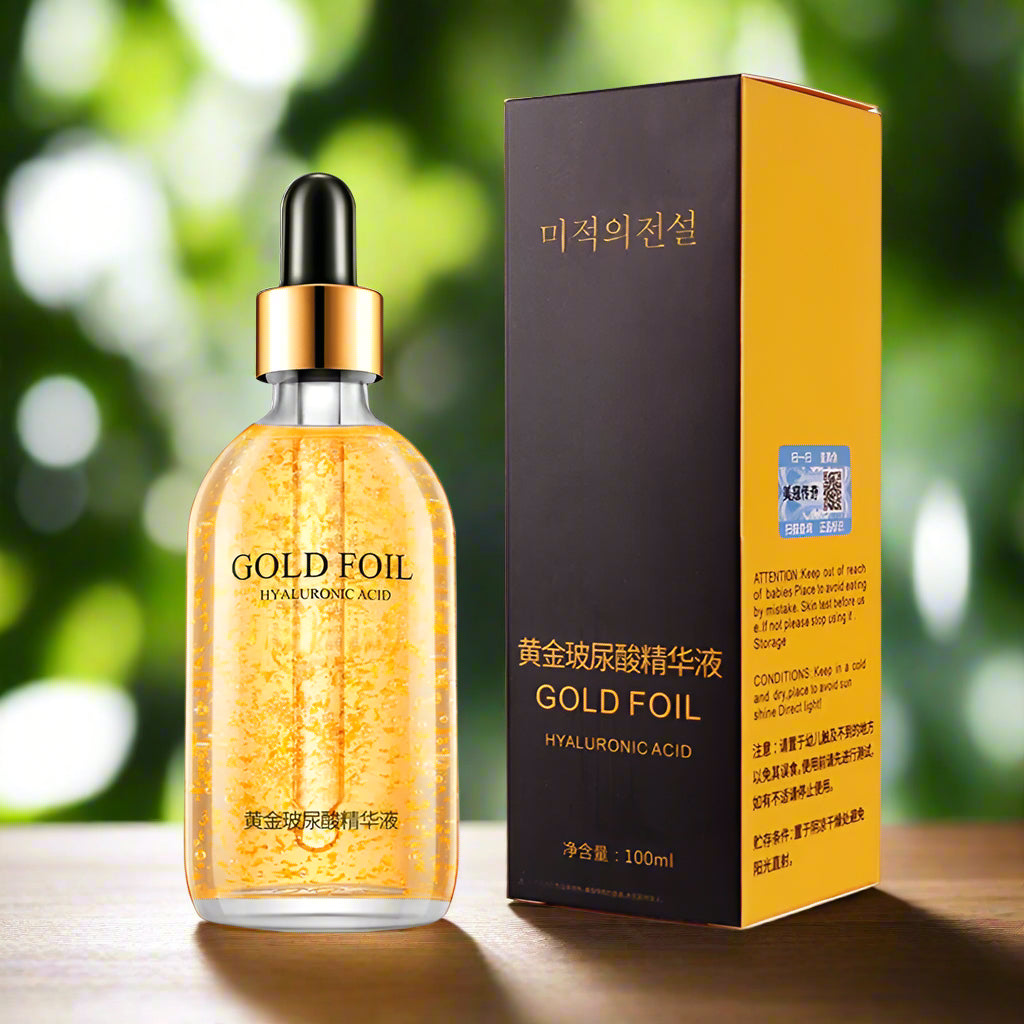 100Ml 24K Gold Hyaluronic Acid Nicotinamide Face Serum anti Aging Facial Lifting Collagen Essence Skin Care Whitening Serum